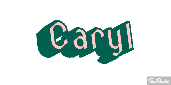 Caryl Текстовый эффект