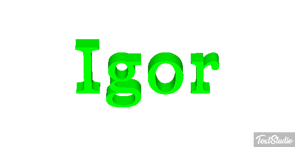 Igor Efekt tekstowy
