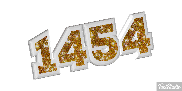 1454 Tekst effect