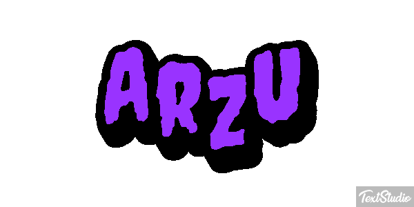 Arzu Текстовый эффект