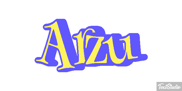 Arzu Текстовый эффект