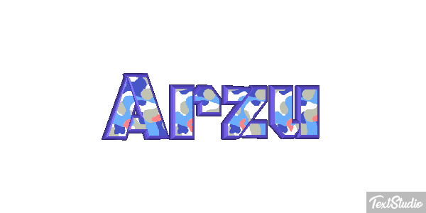 Arzu Текстовый эффект