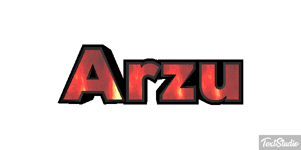 Arzu Текстовый эффект