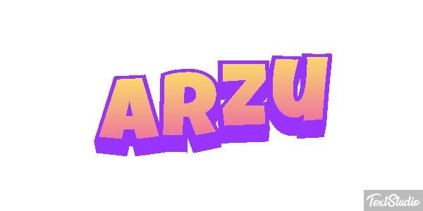 Arzu Текстовый эффект