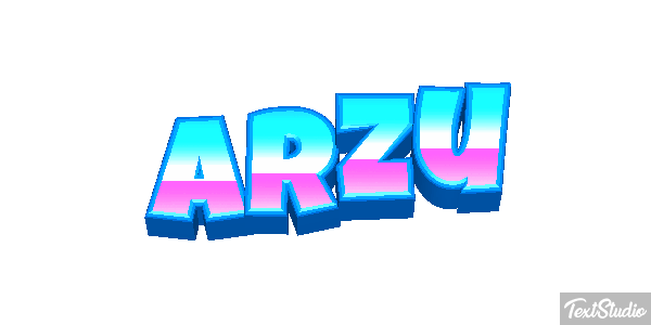 Arzu Текстовый эффект