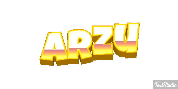 Arzu Текстовый эффект
