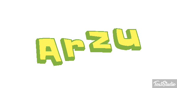 Arzu Текстовый эффект