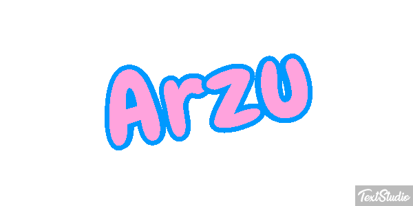Arzu Текстовый эффект