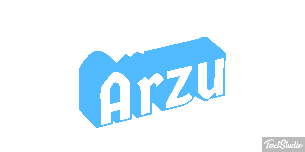 Arzu Текстовый эффект