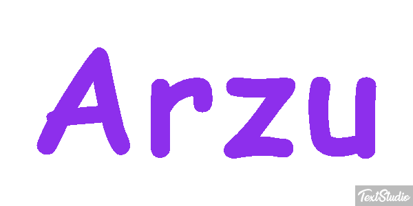 Arzu Текстовый эффект
