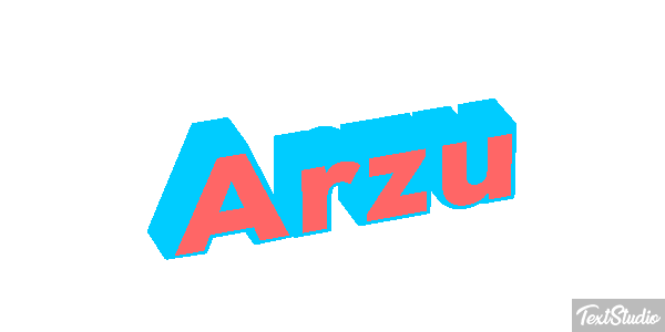 Arzu Текстовый эффект