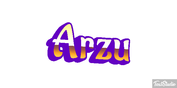 Arzu Текстовый эффект
