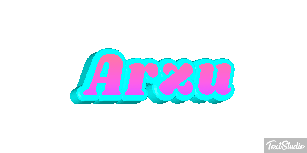 Arzu Текстовый эффект