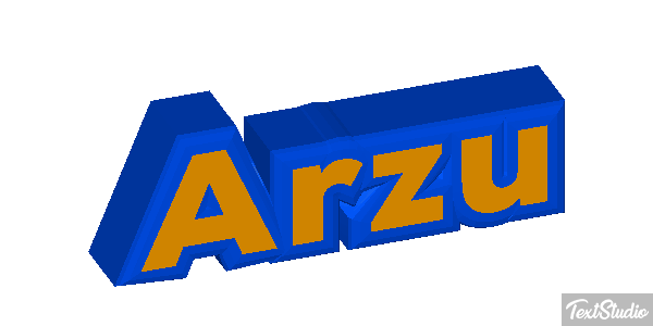 Arzu Текстовый эффект