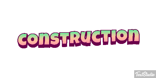 Construction Texteffekt