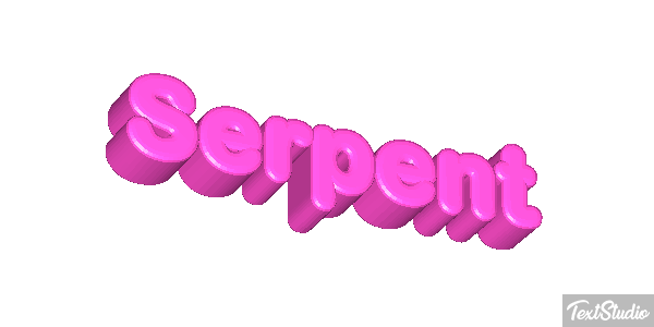 Serpent Effet de texte