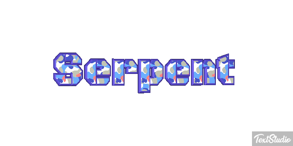 Serpent Effet de texte