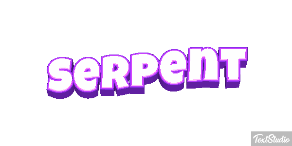 Serpent Effet de texte