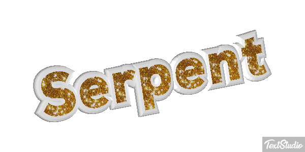 Serpent Effet de texte