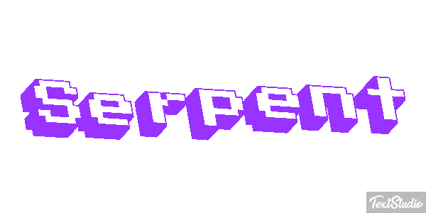 Serpent Effet de texte