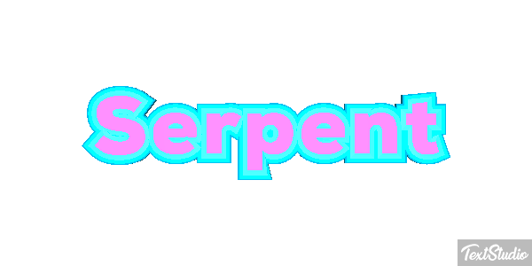 Serpent Effet de texte