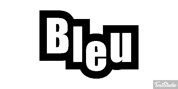 Bleu Efekt tekstowy