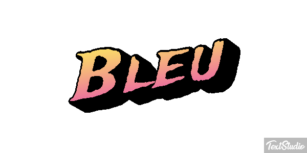 Bleu Efekt tekstowy