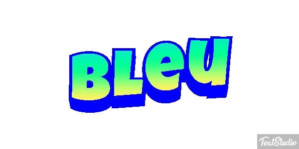 Bleu Efekt tekstowy