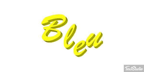 Bleu Efekt tekstowy