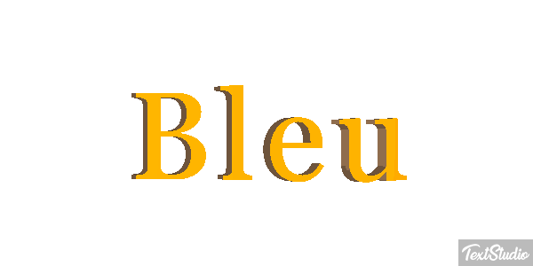 Bleu Efekt tekstowy