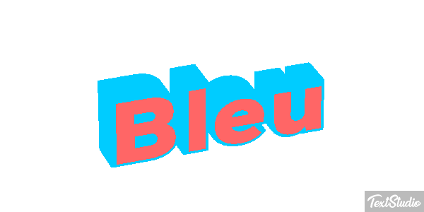 Bleu Efekt tekstowy