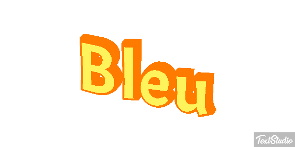 Bleu Efekt tekstowy