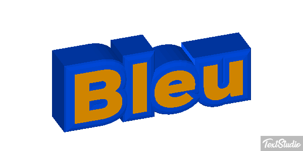 Bleu Efekt tekstowy