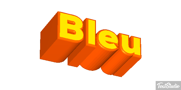Bleu Efekt tekstowy