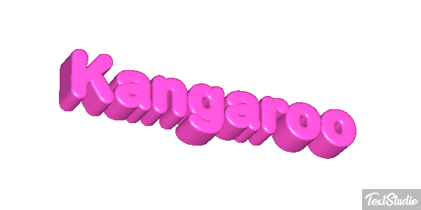 Kangaroo Text effect
