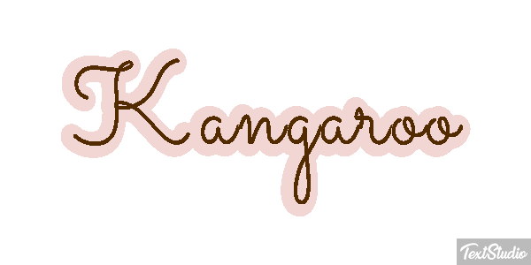 Kangaroo Text effect