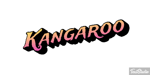 Kangaroo Text effect
