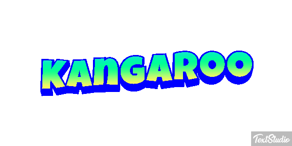 Kangaroo Text effect