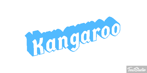 Kangaroo Text effect