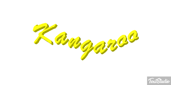 Kangaroo Text effect