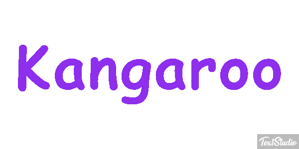 Kangaroo Text effect