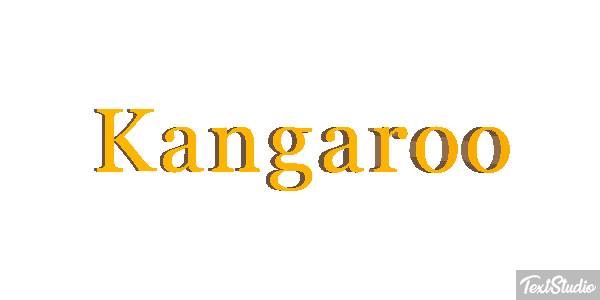 Kangaroo Text effect