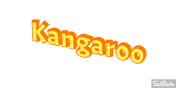 Kangaroo Text effect