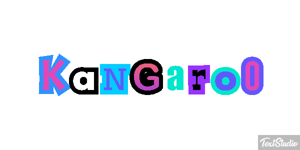 Kangaroo Text effect