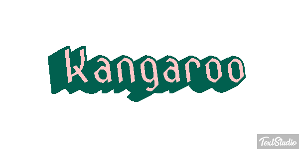Kangaroo Text effect