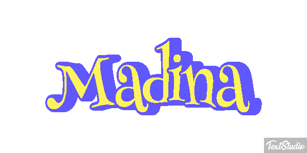 Madina Text effect