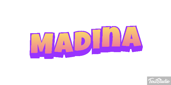 Madina Text effect