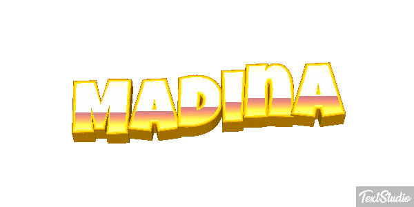 Madina Text effect
