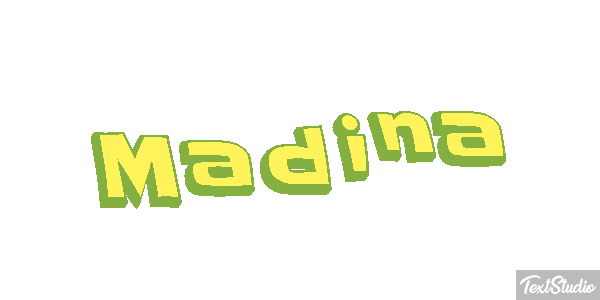 Madina Text effect
