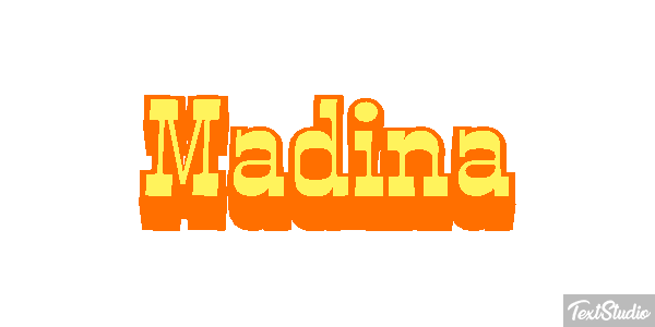 Madina Text effect